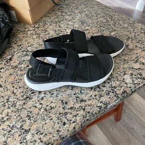 Clarks Black Sandals